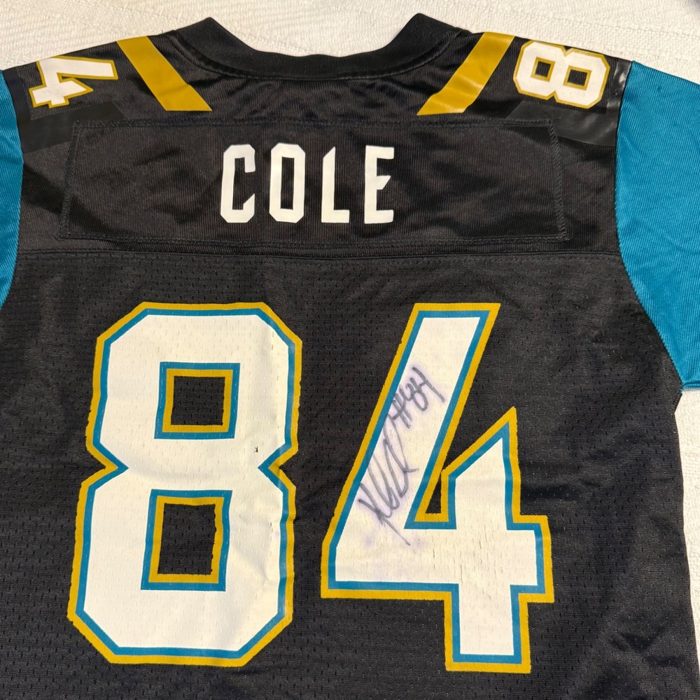 Jacksonville Jaguars NFL Football Autographed Signed Jersey #84 Cole Kidd Small